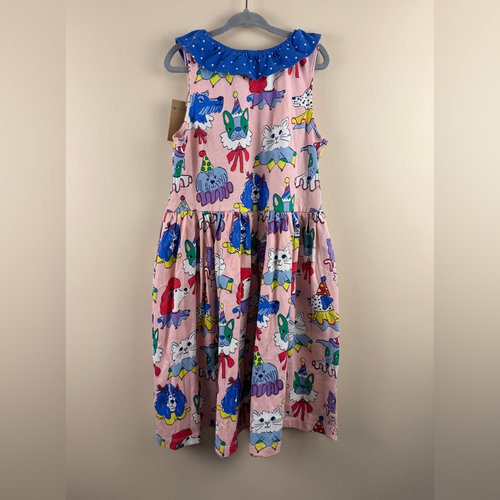 NWT Mini Boden Ruffle Neck Jersey Dress
Chalk Pink Parade Pets - Picture 6 of 6
